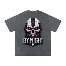 XR-7 Skull Snow Washed Oversized Cotton T-Shirt thumbnail