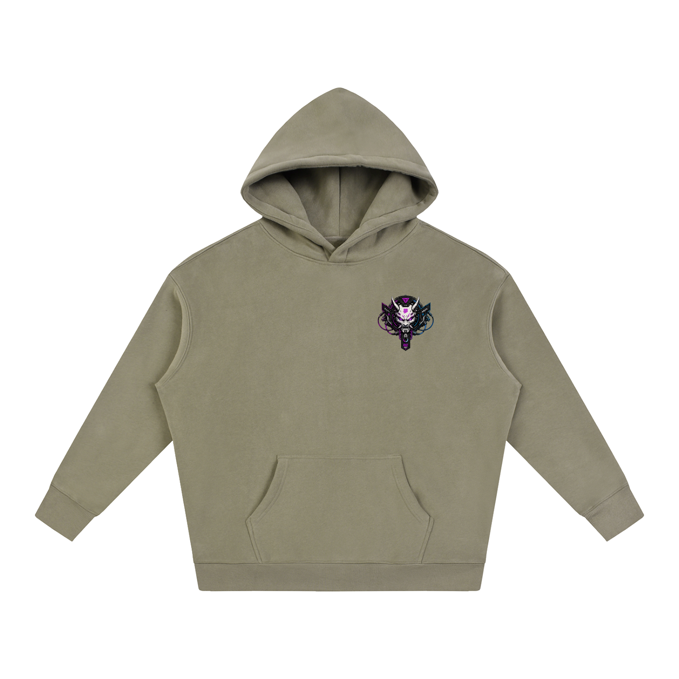 Neon Siren X-02 Oversized Fleeced Hoodie