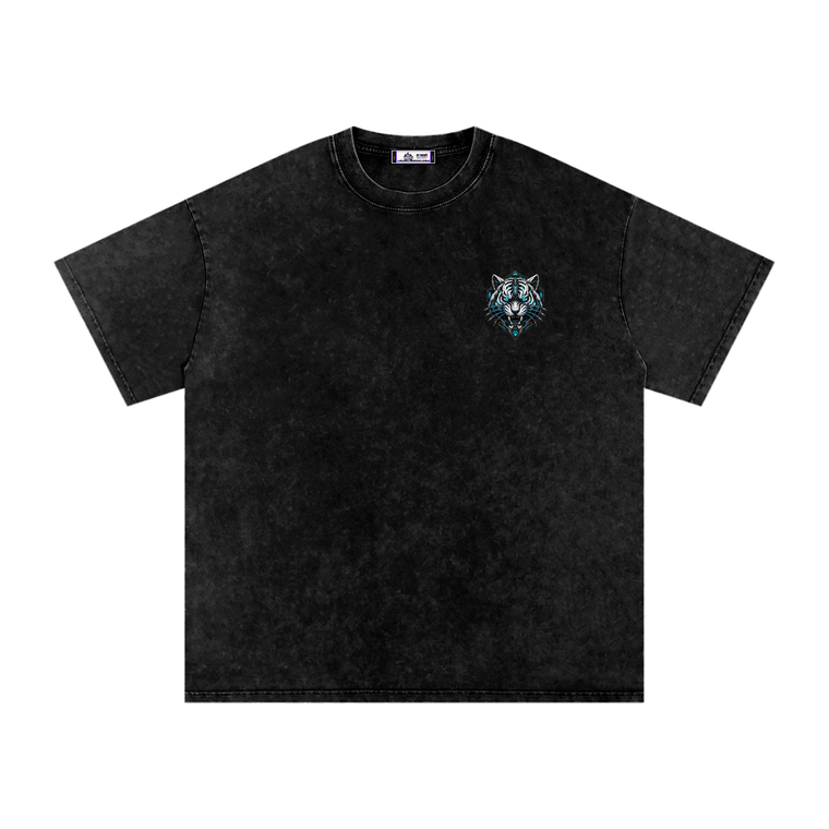 NightClaw V4 Snow Washed Oversized Cotton T-Shirt alternate view