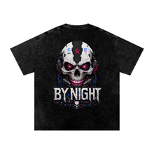 XR-7 Skull Snow Washed Oversized Cotton T-Shirt thumbnail