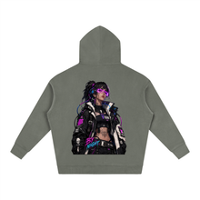 Neon Siren X-02 Oversized Fleeced Hoodie thumbnail