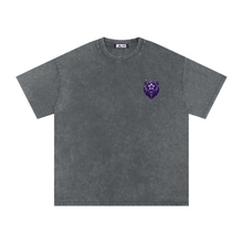 Cyber Yokai Snow Washed Oversized Cotton T-Shirt thumbnail