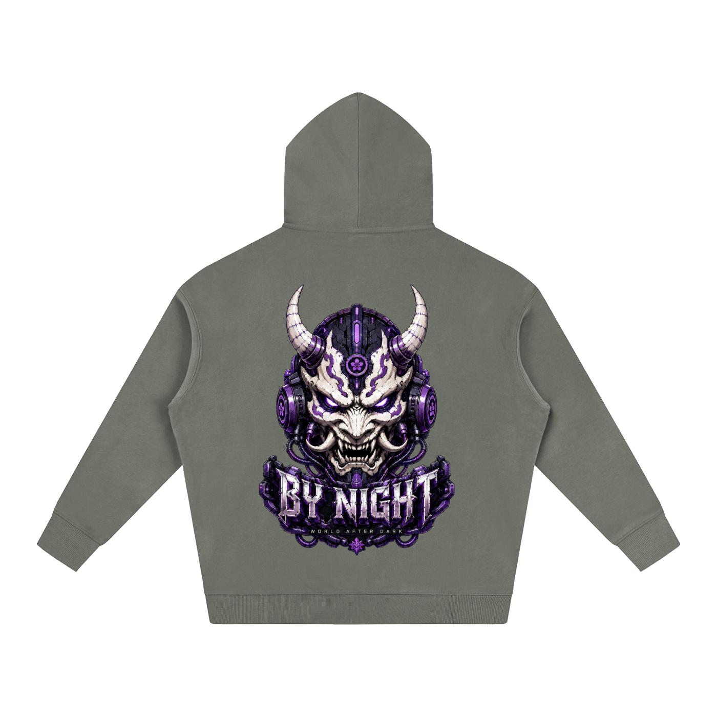 Cyber Yokai Oversized Fleeced Hoodie