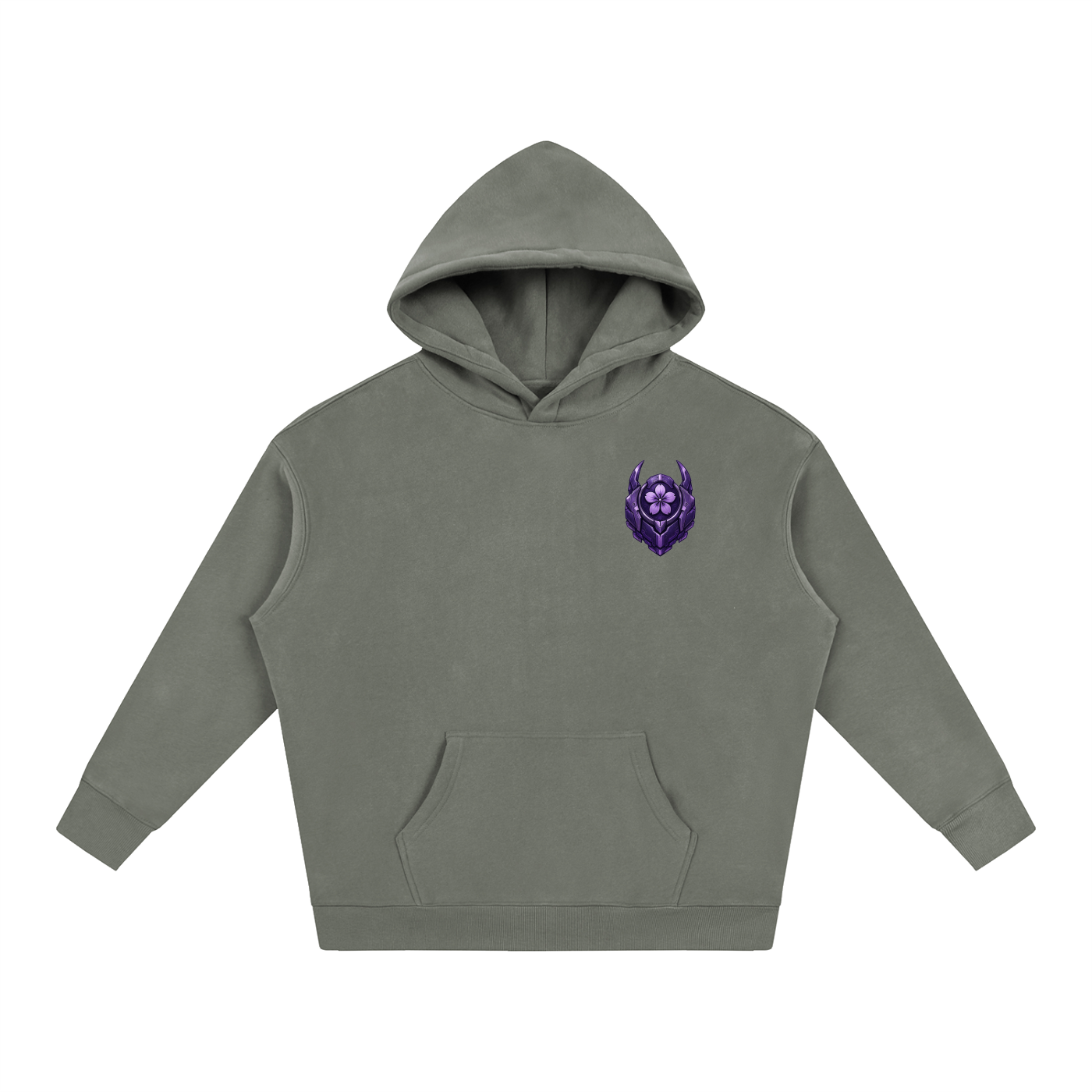 Cyber Yokai Oversized Fleeced Hoodie