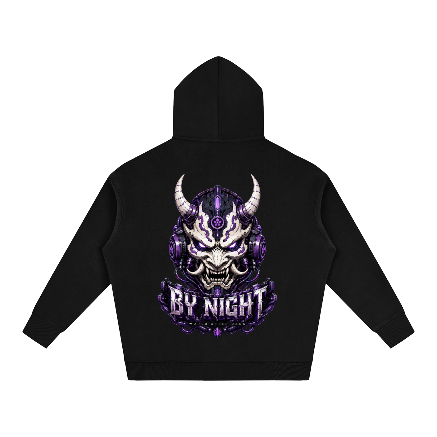 Cyber Yokai Oversized Fleeced Hoodie