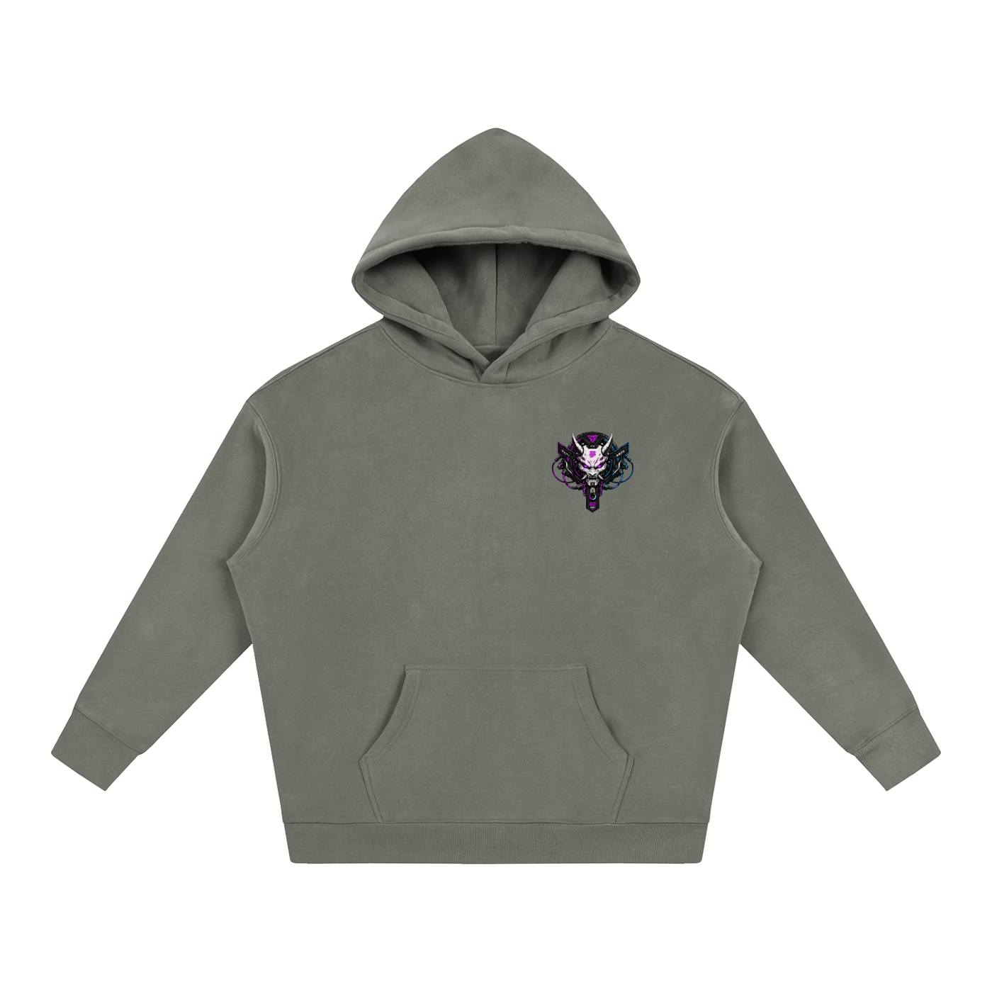 Neon Siren X-02 Oversized Fleeced Hoodie