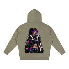 Neon Siren X-02 Oversized Fleeced Hoodie thumbnail