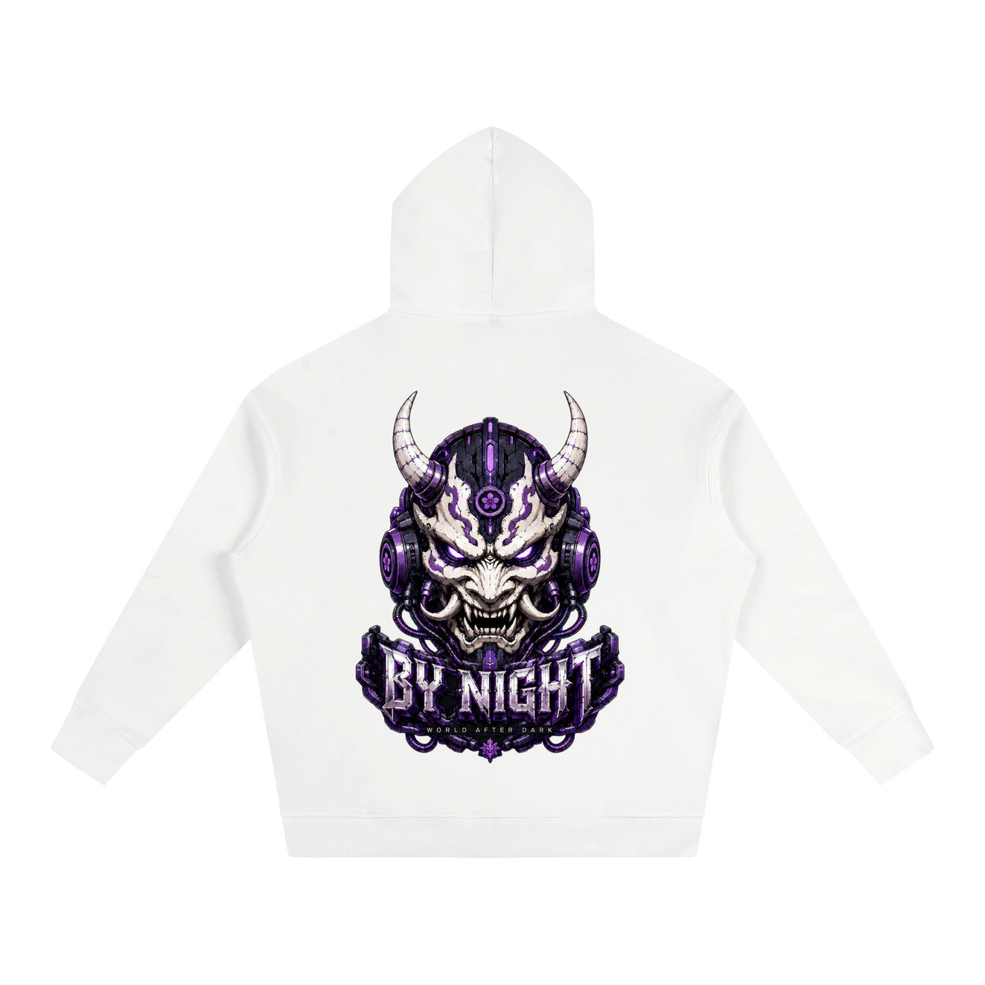 Cyber Yokai Oversized Fleeced Hoodie