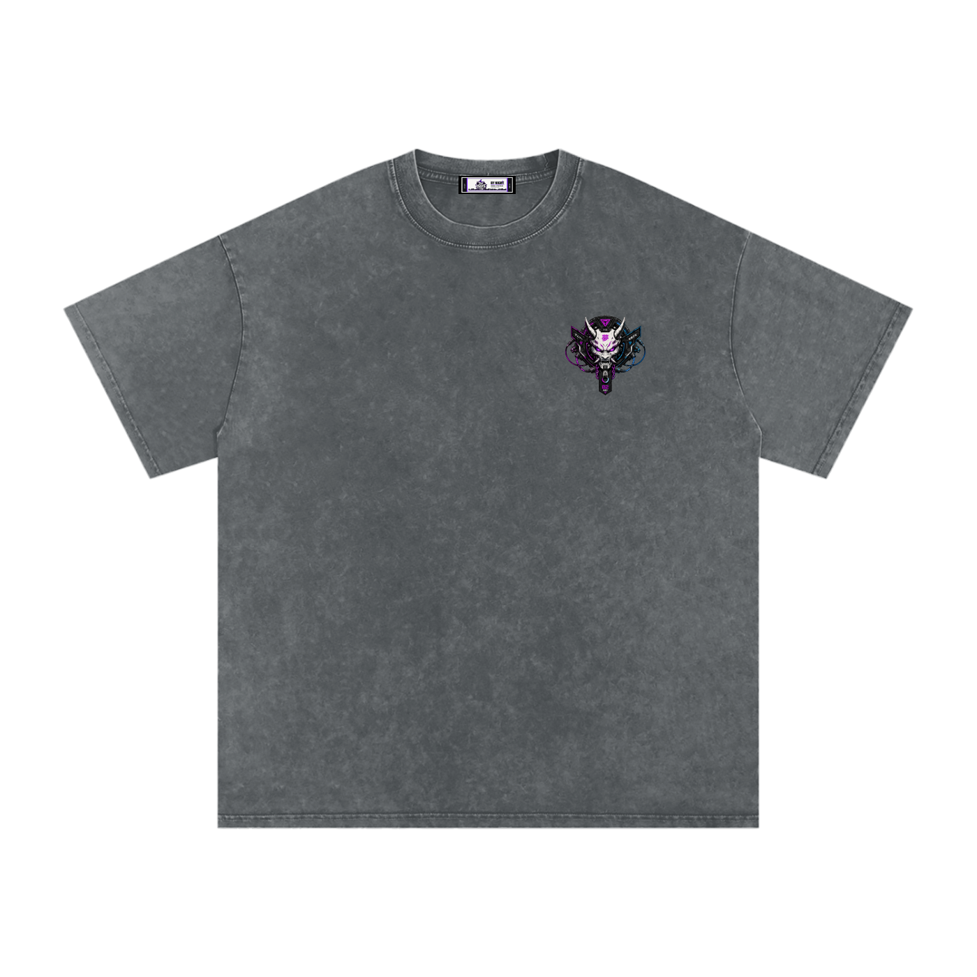 Neon Siren X-02 - Snow Washed Oversized Cotton T-Shirt